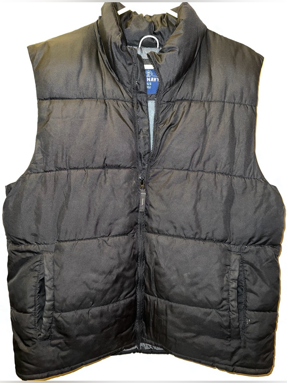 Old Navy Men’s Black Quilted Puffer Vest
